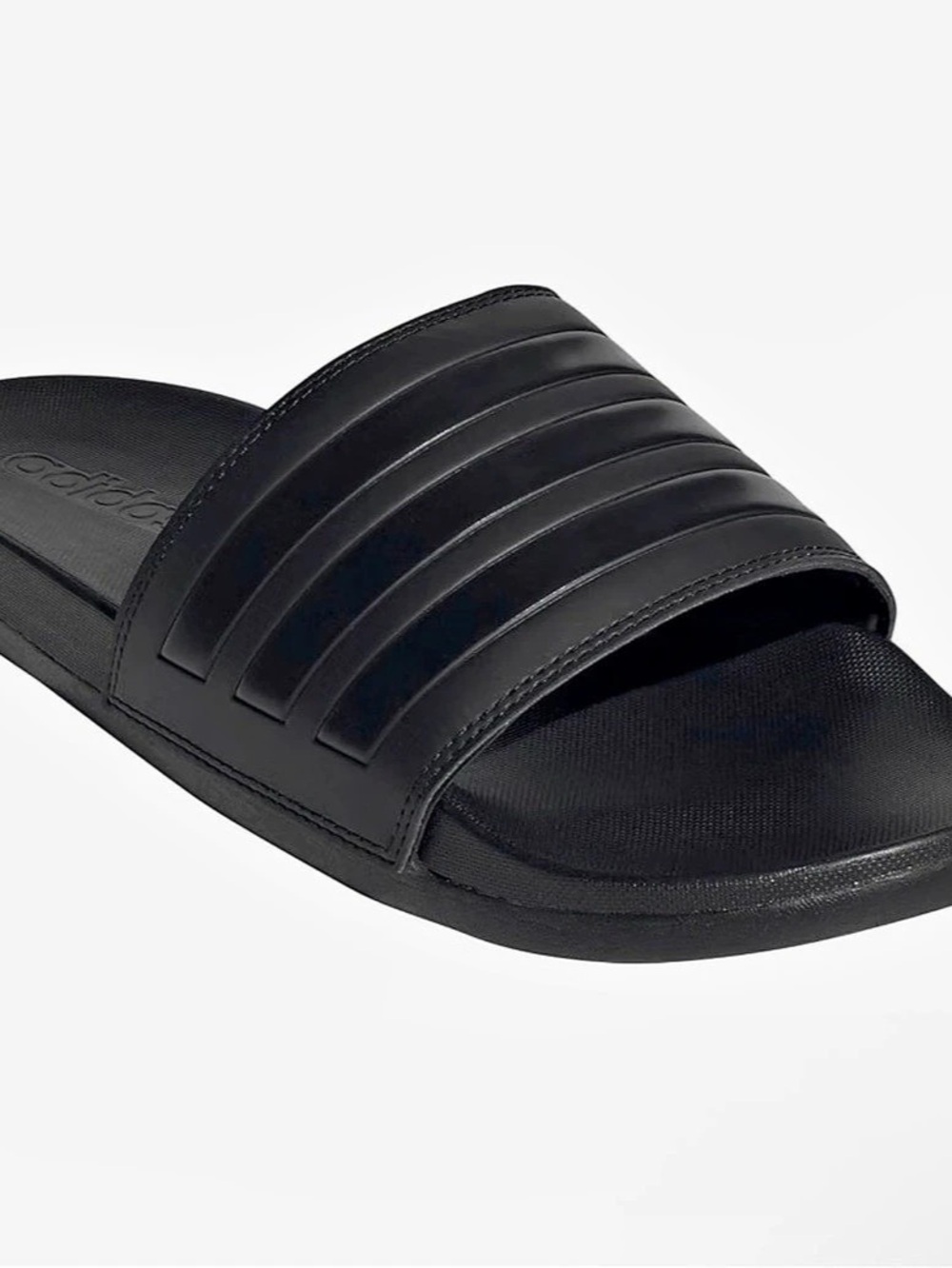 Adidas Adilette Comfort Slide Sandals in Black US 17 NWT